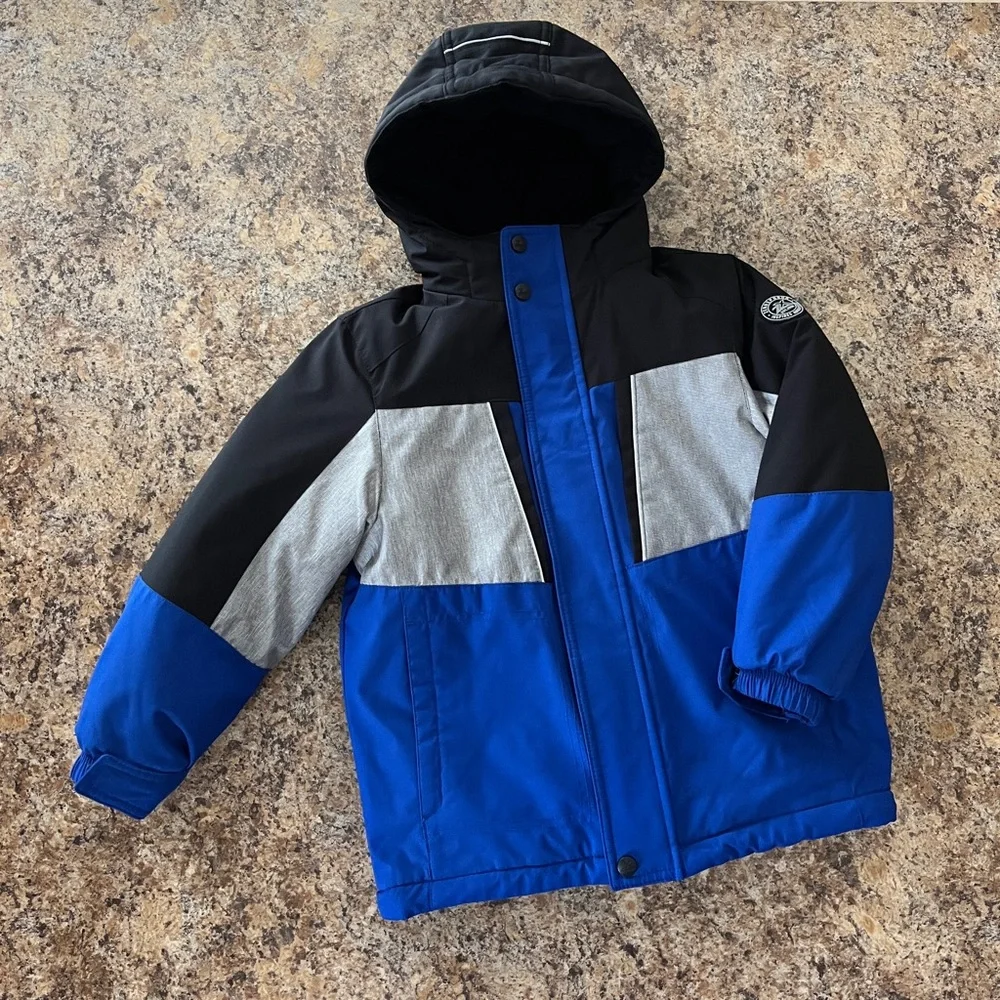 ZeroXposur Boys 3-in-1 All Seasons Multi-Functional Colorblock Jacket Small 6/7